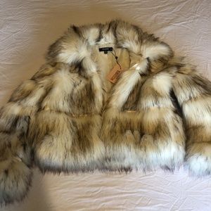 Faux fur jacket